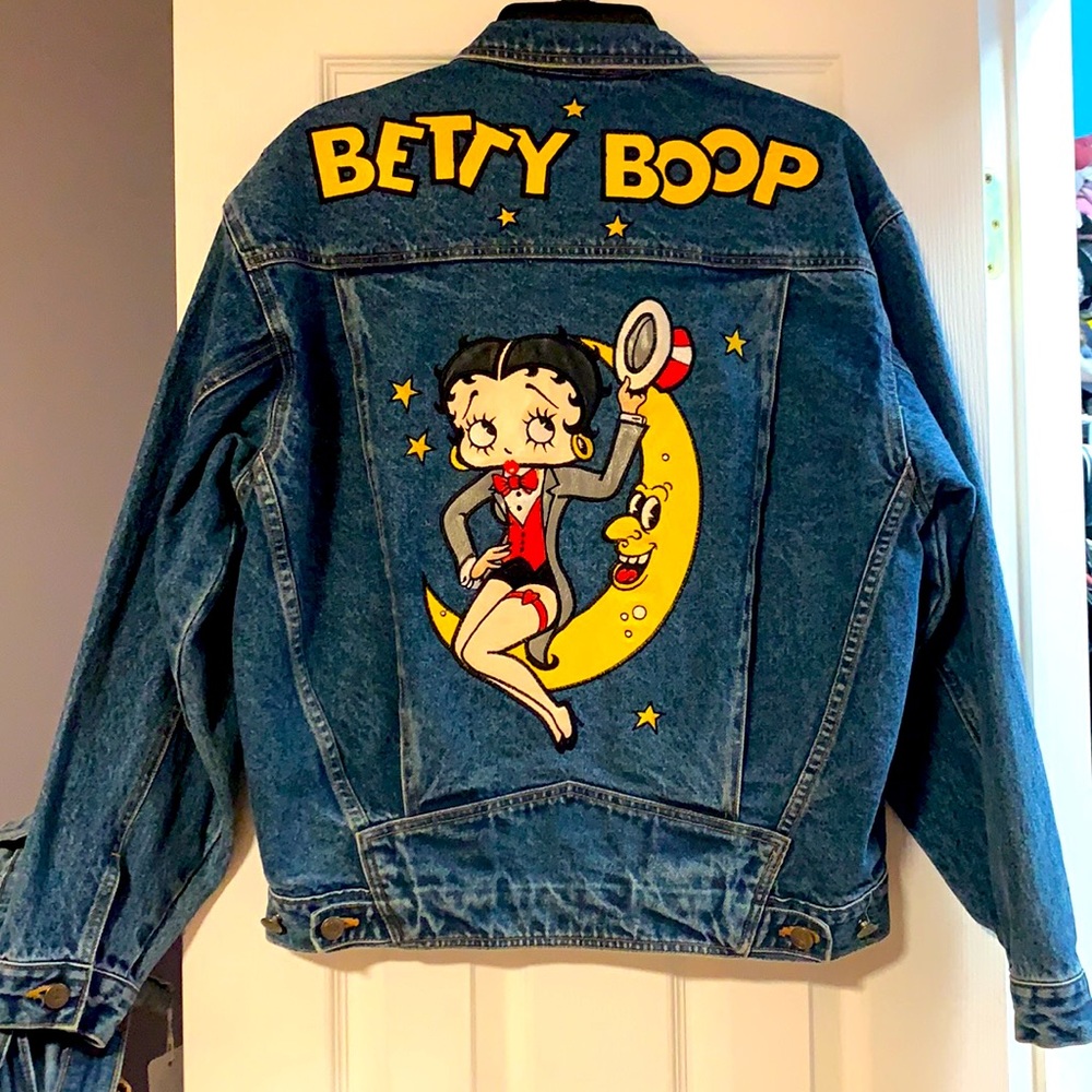 Vintage 90’s Betty Boop Women’s Jean Jacket size small